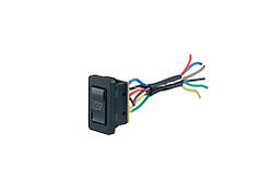 Вимикач для склопідіймача з кабелем 12V з підсвіткою