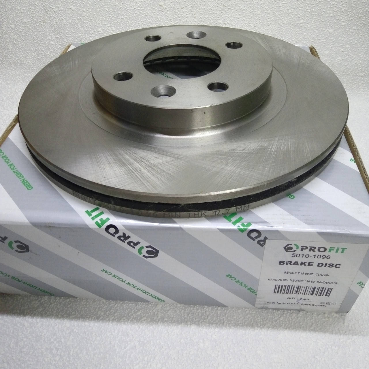 

Диск тормозной передний Логан, Клио, Кенго, Меган Profit