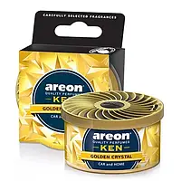 Освежитель сухой консерва 35gr - "Areon" Ken - Golden Crystal (Золотой кристалл)