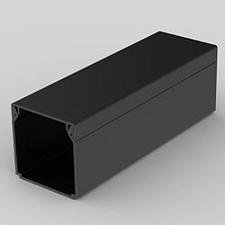 LHD 40x40 Кабельний канал з ПВХ чорного кольору 40х40мм; Серія LH, довжина 2м