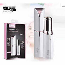 Електробритва жіноча електрична для обличчя для сухого гоління DSP 70081 White/Pink епілятор