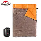 Спальник двомісний ковдра Naturehike Double Sleeping Bag with Pillow SD15M030-J apricot grey, фото 3