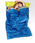 Спальник двомісний ковдра Naturehike Double Sleeping Bag with Pillow SD15M030-J apricot grey, фото 5