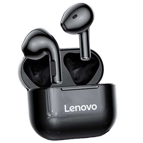Оригінальні Bluetooth навушники Lenovo LP40 Black, Bluetooth 5.0, захист IPX5