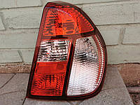 Задний фонарь правый Renault Symbol, (Рено Симбол) 2002-2008 (Depo) красно-белый