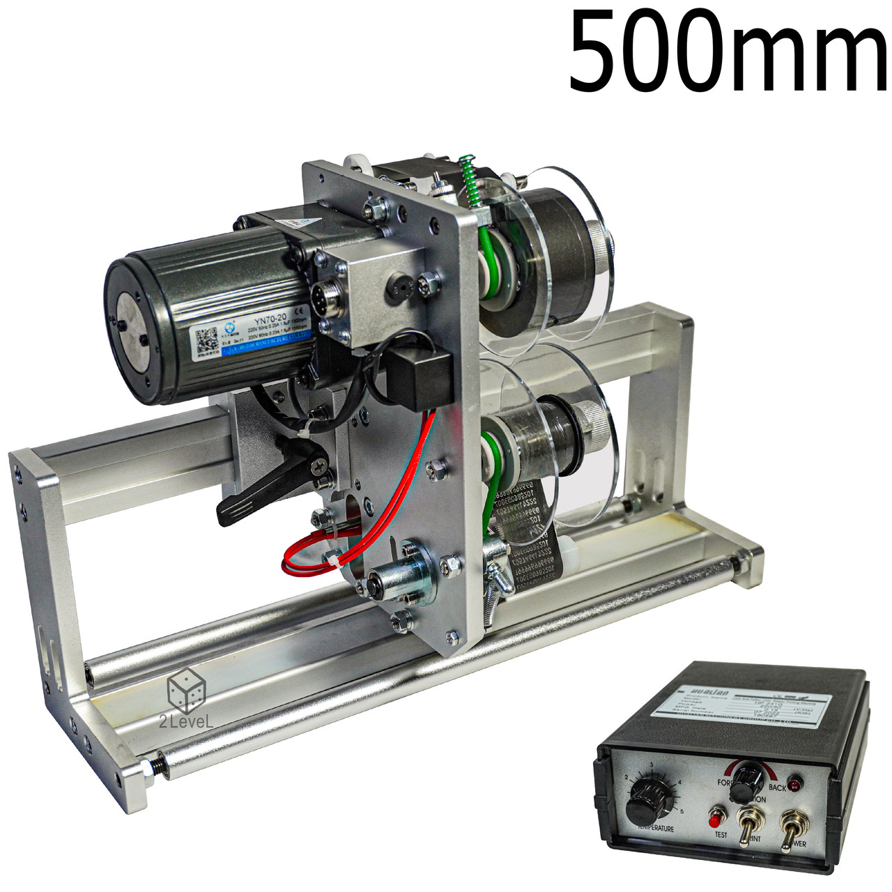 Термопринтер автомат 500мм HP-241G Датер для промислового термодруку 50см Контактний термотрансферний принтер, фото 1