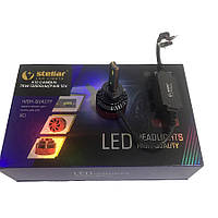 Лампа LED H4 радіатор+кулер 12800Lm "Stellar" K12 Pro/75W/CANBUS/5000K/IP65/9-32v (2шт)