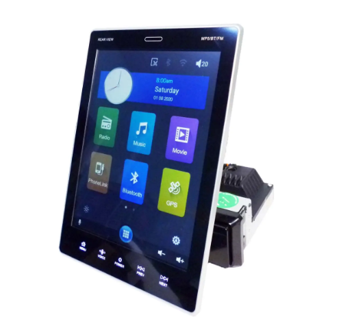 Автомагнітола 9512A, Сенсорна, 1Din, Bluetooth, GPS, Wi-Fi, екраном 9.5'' на Android, 1Gb Ram/16gb