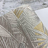 Шпалери вінілові на флізеліновій основі золотий фон срібні рослини Blumarine 5 (Emiliana Parati) 1,06 х 10,05м (29044), фото 3