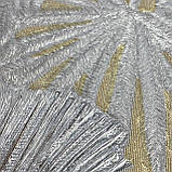 Шпалери вінілові на флізеліновій основі золотий фон срібні рослини Blumarine 5 (Emiliana Parati) 1,06 х 10,05м (29044), фото 6