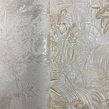 Шпалери вінілові на флізеліновій основі бежевий фон бежеві рослини Blumarine 5 (Emiliana Parati) 1,06 х 10,05м (29045), фото 4
