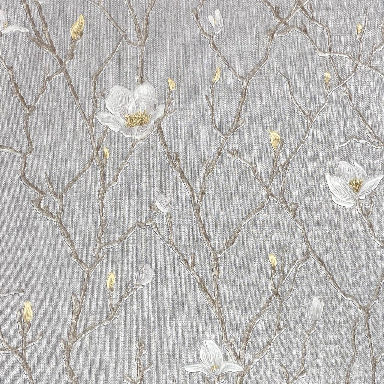 Шпалери вінілові на флізеліновій основі сірий AdaWall Seven 1,06 х 10,05м (7800-2)