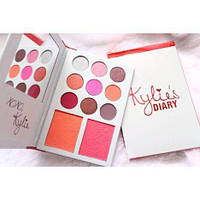 Палетка теней и румян Kylie Diary Pressed Powder Palette тени Kylie Тени + румяна ON