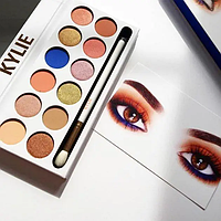 Набор теней KYLIE The Royal Peach Palette (12 цветов + кисточка) ON