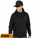 Толстовка Fox Collection Lightweight Hoody Black Marl Orange Logo, фото 3