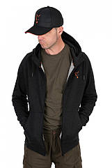 Толстовка Fox Collection Lightweight Hoody Black Marl Orange Logo