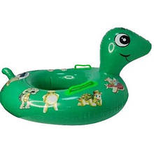 Надувне коло "Черепашка" з ручками безпеки, 60х46 см.