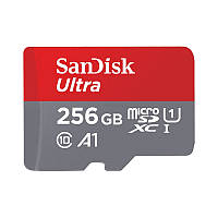 Карта памяти SANDISK ULTRA Class10 V10 A1 microSDXC 256GB + adapter SD