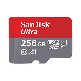 Карта пам'яті SANDISK ULTRA Class10 V10 A1 microSDXC 256GB + adapter SD