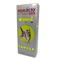 Бравекто Plus для Котів/Bravecto Plus Cat 1,2-2,8кг 112,5 мг спот-он