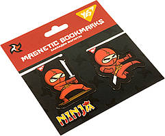 Закладка магніт. "Yes" №707916 Ninja 2шт(10)(50)
