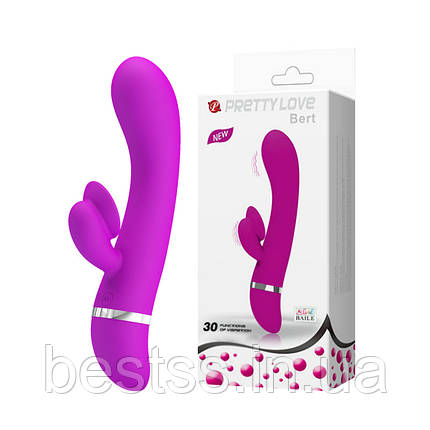 Вібратор із кліторальним відростком Pretty Love Bert Vibrator, фото 1