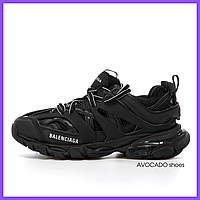 Кроссовки мужские и женские Balenciaga Track 3.0 black / Баленсиага Трек черные 43