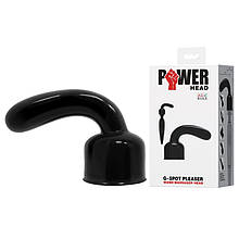 Насадка на вібромасажер Power Head G-Spot Pleaser Wand Massager Head Black