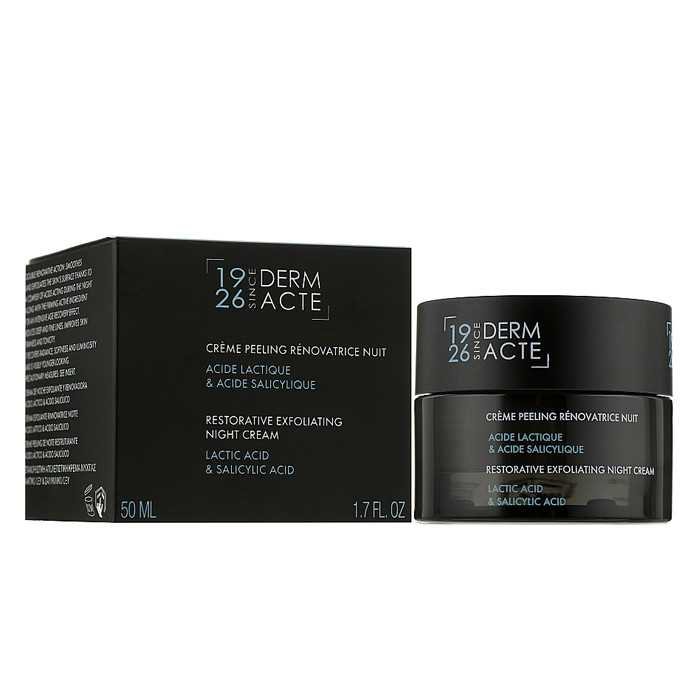 Нічний відновлювальний крем-пілінг Academie Derm Acte Restorative Exfoliating Night Cream 50 мл, фото 1