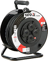 Удлинитель l = 40 м электр. / Сетевой до 16 А на катушке кабель 3-жильный Ø = 1,5 мм, YT-81054 YATO