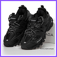 Кроссовки женские и мужские Balenciaga Track 3.0 black / Баленсиага Трек черные