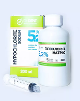 Гипохлорит натрия (Hypochlorite Sodium) 5.2% 200 мл