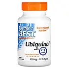 Doctor's Best, убіхінол з Kaneka, 100 мг, 60 капсул
