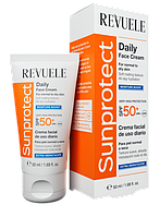 Сонцезахисний крем для обличчя Revuele Sunprotect SPF 50 зволоження 50мл