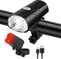 Світлодіодний світлодіодний ліхтар Tatopa Велосипедний ліхтар | Перезаряджуваний USB-ліхтар для велосипеда | Водонепроникний велос