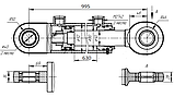 Гідроциліндр ГЦ 80.50.630.995 шс 40 навантажувач на базі Екскаватора ЕО-2626 ЕО-2626А ЕО-2627 ЕО-2628, фото 2