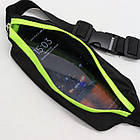 Сумка на пояс для бігу(27х10 см 7х10)Go Runners Pocket Belt / Поясна спортивна сумка Чорна, фото 9