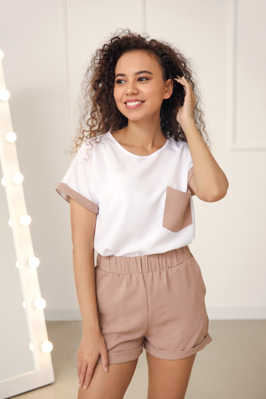 Літний костюм з шортами "Florence"| Розпродаж моделі