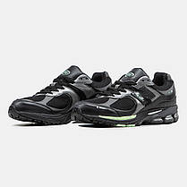 Чоловічі Кросівки New Balance 2002R Black Gray / Нью Беланс 2002Р Чорні з Сірим, фото 4