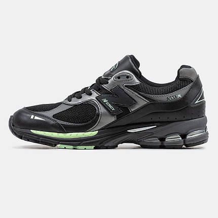 Чоловічі Кросівки New Balance 2002R Black Gray / Нью Беланс 2002Р Чорні з Сірим, фото 1