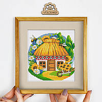 Набір для вишивки хрестиком VOLOSHKA Українська хатинка. Липень