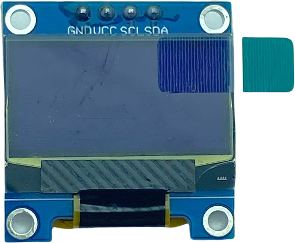 Модуль OLED 128x64 0.96 дюйма, I2C інтерфейс SSD1306, Жовтий