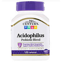 Смесь пробиотиков Acidophilus "21st Century" 100 капсул