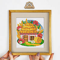 Набір для вишивки хрестиком VOLOSHKA Українська хатинка. Серпень