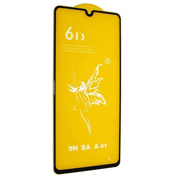 Скло захисне 6D Premium для Samsung A41/A415 в тех. упаковці- чорний