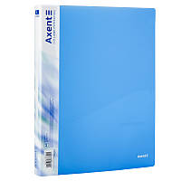 Папка на 2х кільцях, для файлів Axent (A4, 25 мм, до 110 аркушів, блакитний) 1207-22-A