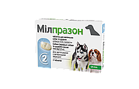 Милпразон для щенков и собак мелких пород, 2,5 мг / 25 мг 2 таблетки