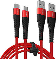Кабель Magix USB C 3A, швидка зарядка QC 3.0, висока міцність, передача даних 480 Мбіт/с USB-A 2.0 до USB-C, для пристроїв USB Typ