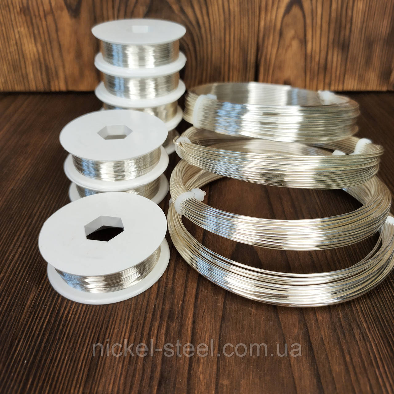 Посріблений мідний дріт д.0.2 мм. ОПТОВІ ЦІНИ на 10, 20, 50, 100 метрів, фото 1