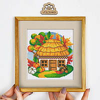 Набір для вишивки хрестиком VOLOSHKA Українська хатинка. Вересень